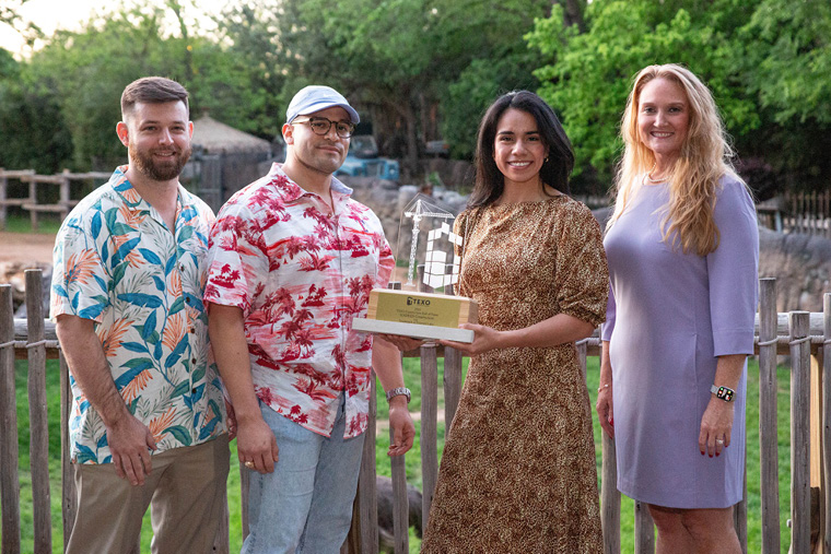 Construction site award · team on the jobsite