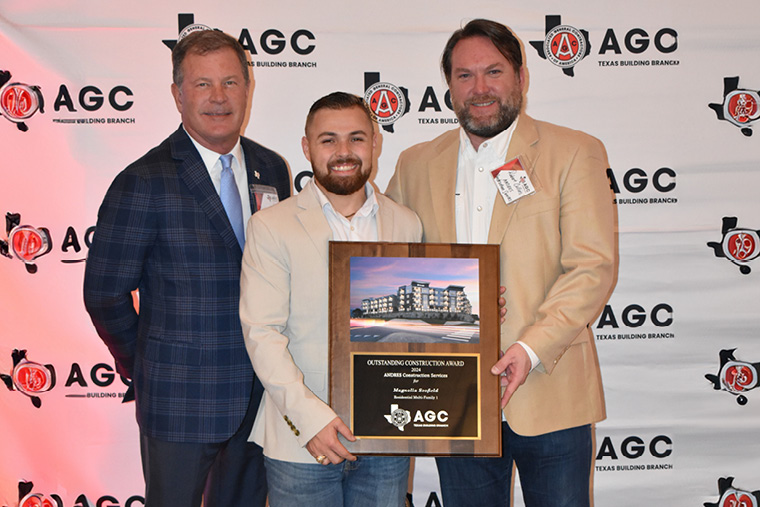Texas Building Branch AGC · Outstanding Construction Award