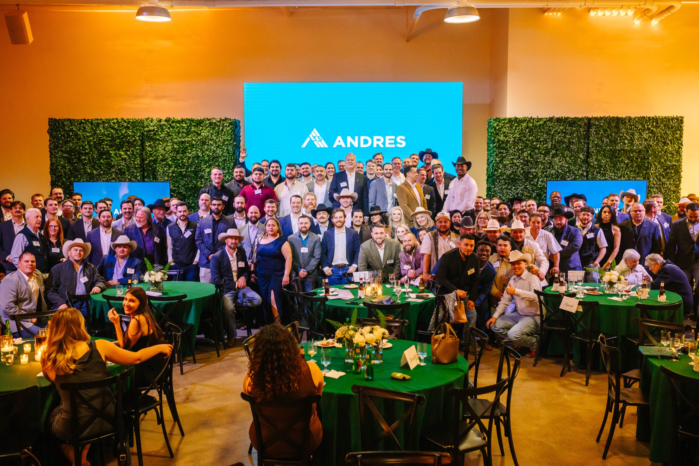 ANDRES Construction 35-year celebration — 100+ employee-owners gathered together