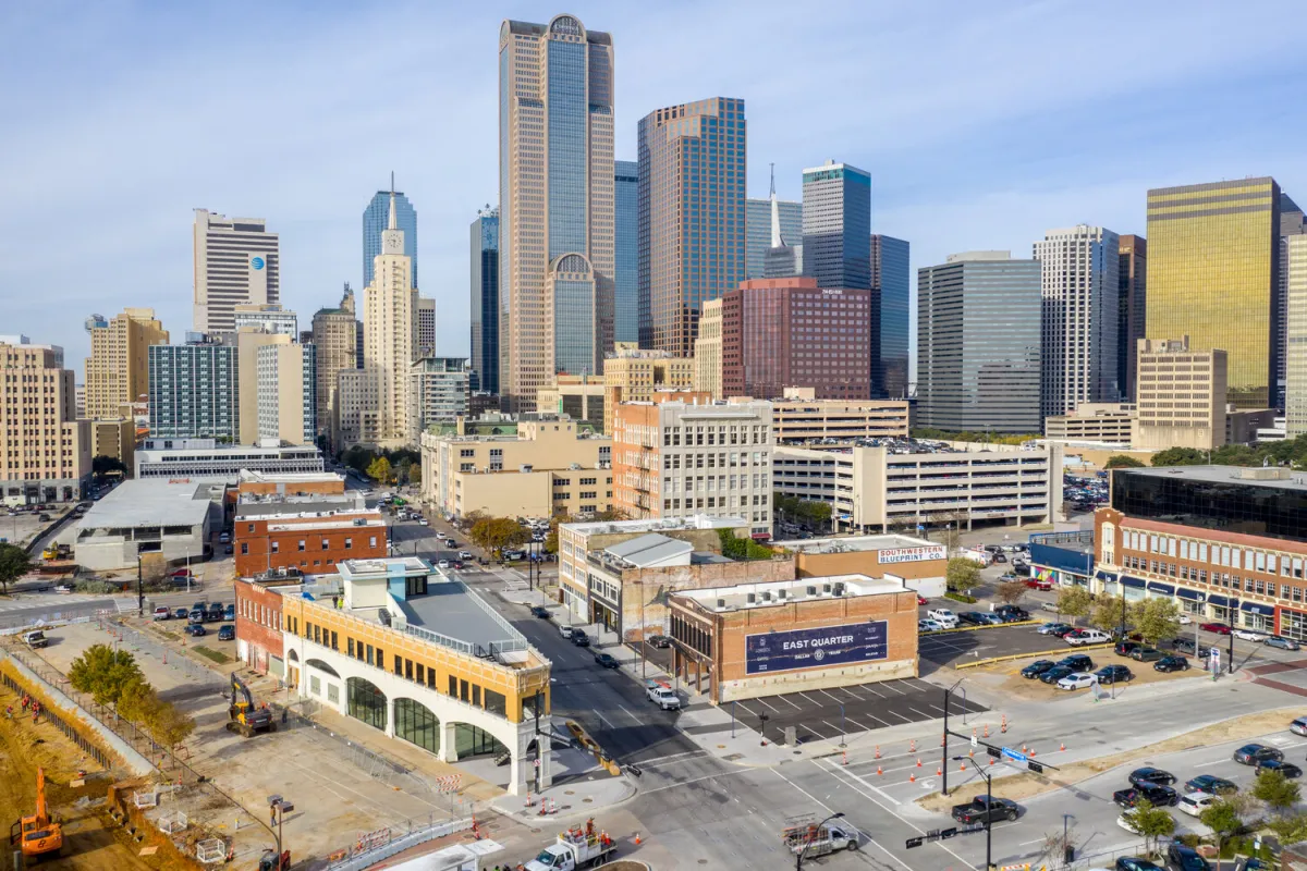 Historic Integration at District Scale — East Quarter construction detail