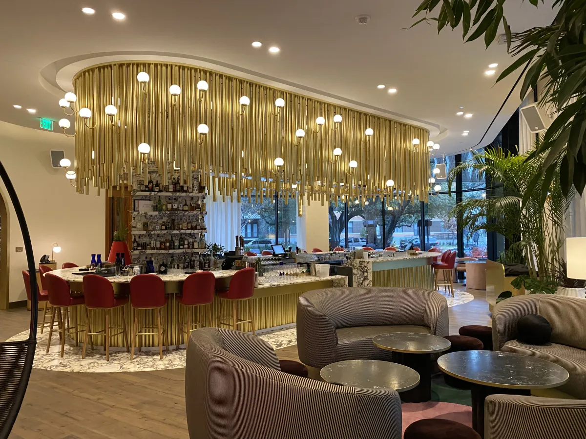 Commons Club — Restaurant-Quality in a Hotel Shell — Virgin Hotels Dallas construction detail